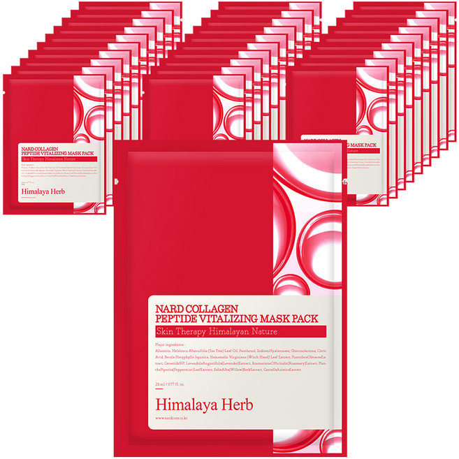 부케가르니 나드 콜라겐 펩타이드 생기 마스크팩 23ml, 30개, 1개입