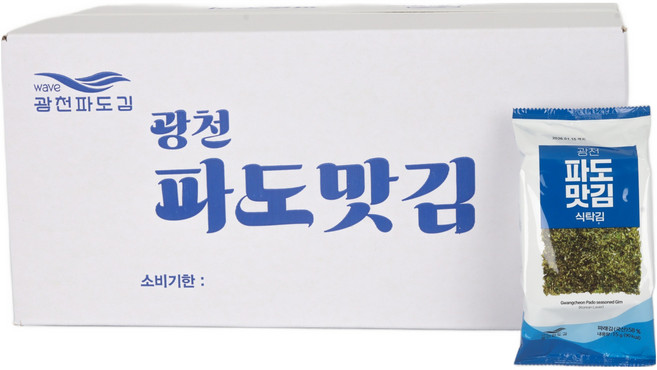 광천김 식탁 파도맛김, 15g, 30개