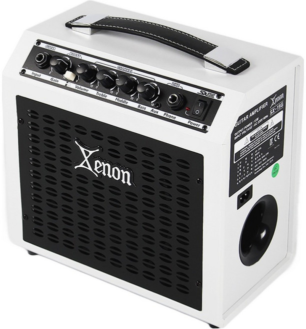Xenon 일렉 기타 앰프 15W, WHITE, 1개, SX-15G