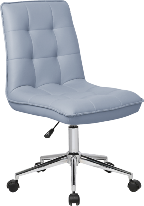 E-home Leona莉歐娜簡約皮面電腦椅 SKC014A-gry, 灰色