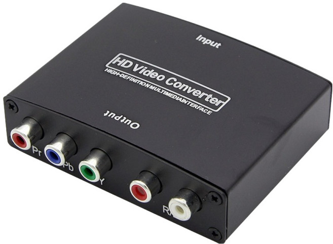 컴스마트 HDMI to 컴포넌트 2RCA 컨버터 HDMI to YPbPr RL 오디오, 1개