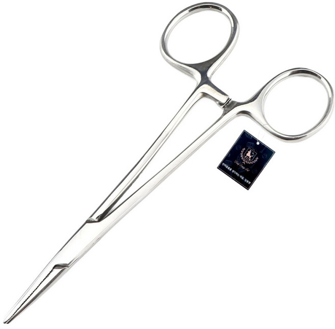 딩동펫 반려동물 컷팅 귀털제거 가위 일자형, 실버, 1개