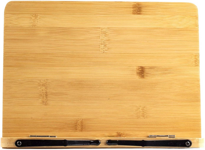 루미온 8단 조절 가능 원목 작은 독서대