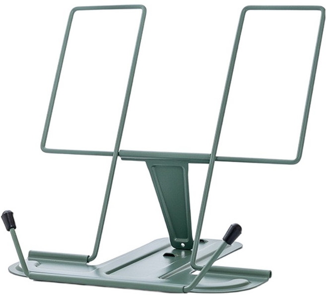 난리시스터즈 접이식 철제 독서대, 딥그린