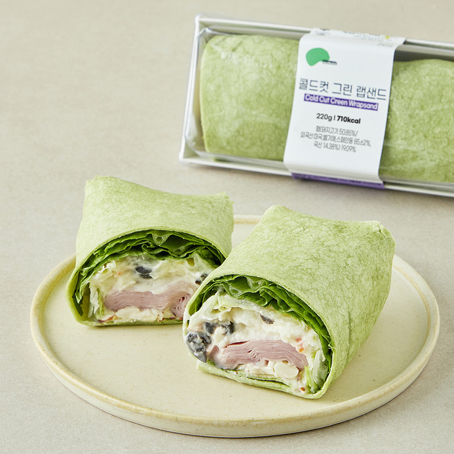 프레밀 콜드컷 그린 랩샌드, 220g, 1개