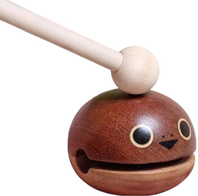 디미스 불교 목탁 자라목어, 혼합색상, 1개