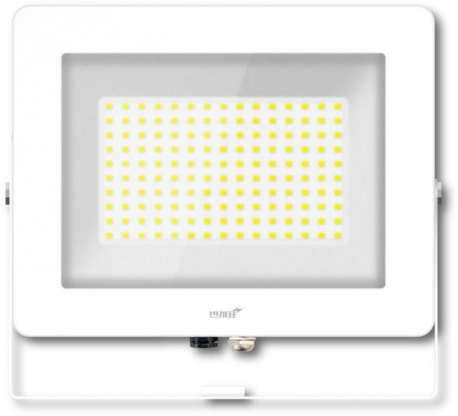 번개표 사각 투광등 100W 주광색 화이트, 1개