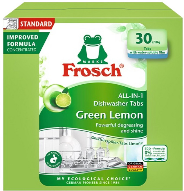 프로쉬 독일 그린레몬 식기세척기세제, 540g, 1개