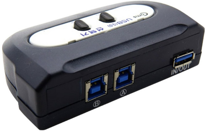 컴스마트 USB 3.0 선택기 2-1 스위치, LC065, 1개