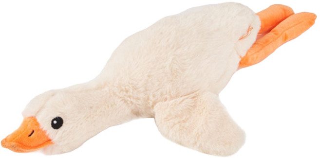 딩동펫 반려동물 꽥꽥이 대왕오리 애착인형, 화이트, 1개