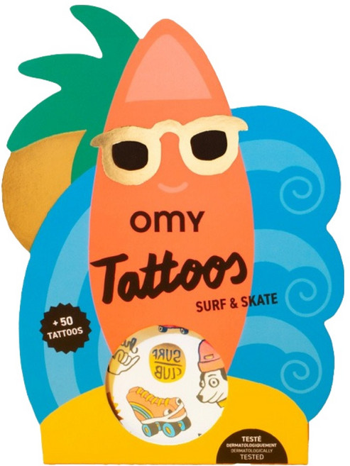 오마이 타투 서핑&스케이트 TAT03, 혼합색상, 1개