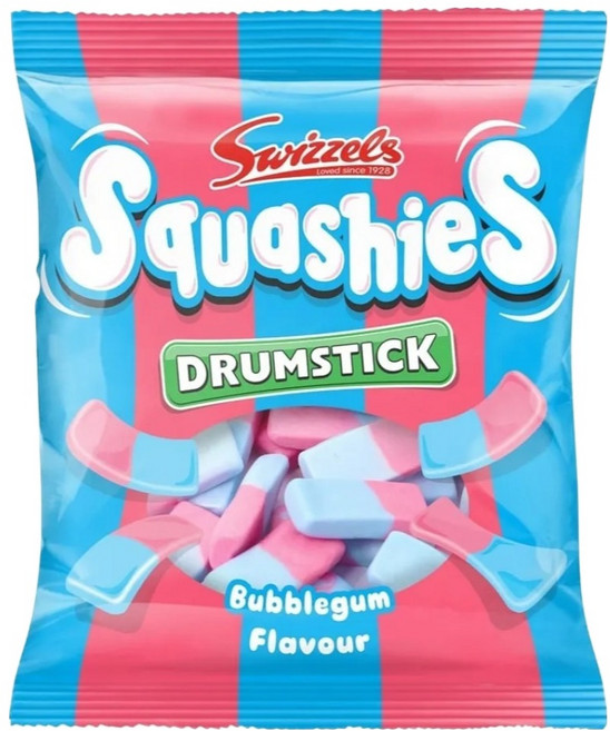 스위츨 스쿼시 드럼스틱 버블검향, 1개, 120g