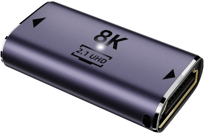 호후 HDMI to HDMI 미러링 TV연결 미니 꺽임 젠더 8K 60Hz A8K12, 1개, 45mm