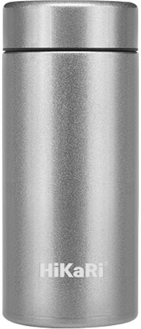 HiKaRi 슬림 미니 보온보냉 스텐 텀블러, 실버, 200ml, 1개