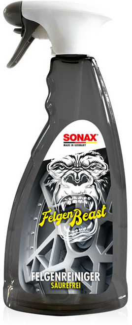 SONAX 鋼圈魔獸 輪圈清潔劑, 1瓶, 1L