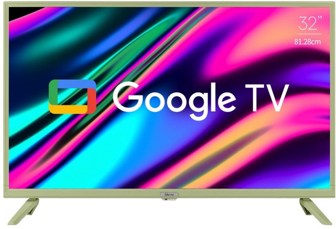 라익미 FHD LED 스마트 NF32 THE AI 비스포크 컬러드 구글TV 콜로라도카키, 81.28cm(32인치), 라익미 스마트 NF32THE AI 비스포크 컬러드 TV, 스탠드형, 고객직접설치