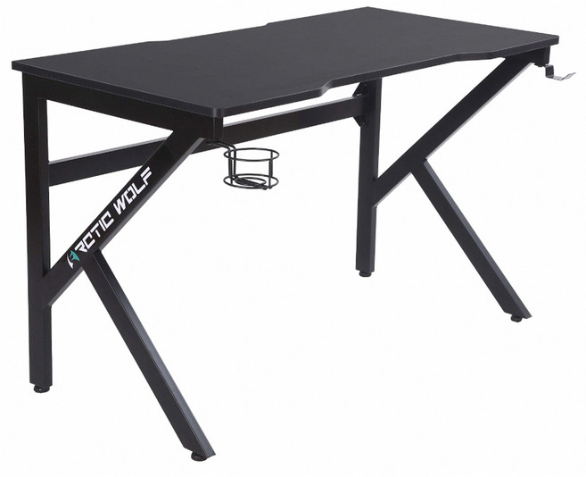 ArcticWolf Cheetah獵豹K型碳纖維電競桌 黑色 120 x 60 x 73cm HTU013A-blk