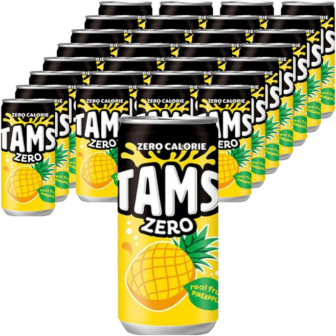 탐스제로 파인애플, 210ml, 30개