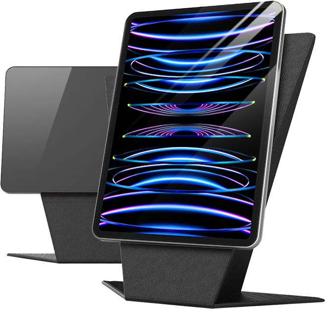 태블릿나라 스탠디패드 폴리오 슬림 태블릿케이스, 블랙, 1개