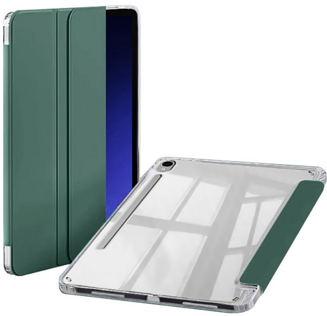 TABLESE S Pen收納透明保護殼 Galaxy Tab S8/S7 卡其色 CW-42 + S Pen收納透明保護殼, 1個