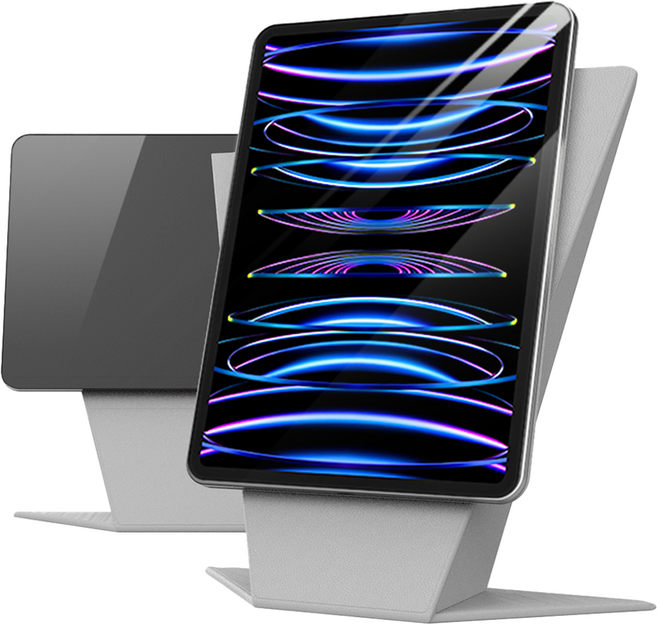 태블릿나라 스탠디패드 폴리오 슬림 태블릿케이스, 그레이, 1개