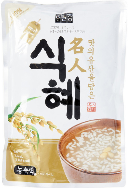 하늘청 식혜 명인 농축액, 790ml, 1개