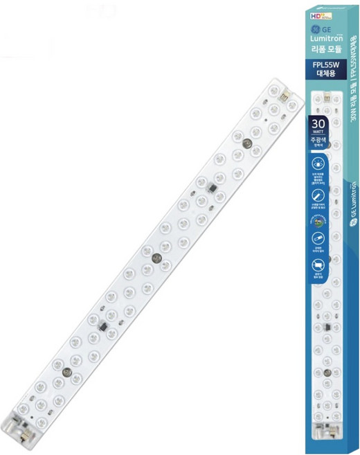 루미트론 플리커프리 리폼 HD LED 형광등 대체용 30W, 주광색, 1개