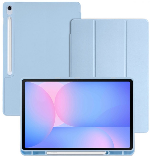 라이노핏 노블 북커버 태블릿pc 케이스, 베이비 블루, 1개