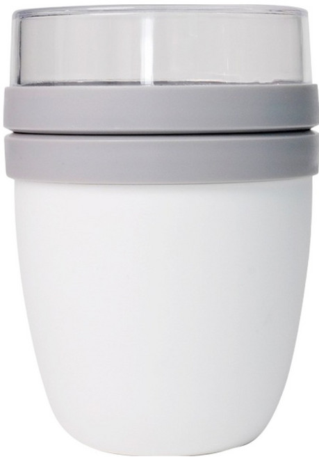 인블룸 투웨이 샐러드 요거트 2단 런치팟, 아이보리, 1개