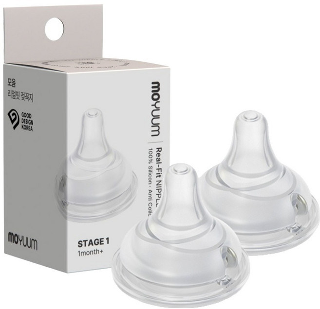 모윰 3세대 리얼핏 젖꼭지 2p, 1단계, 1세트