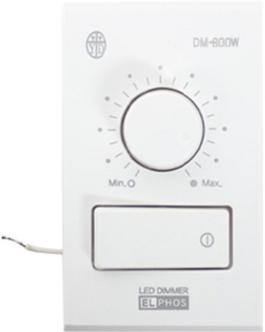 엘포스 LED전용 Simple 스위치 부착형 디머 디밍 조광기 800W + 니트릴 장갑, 1개