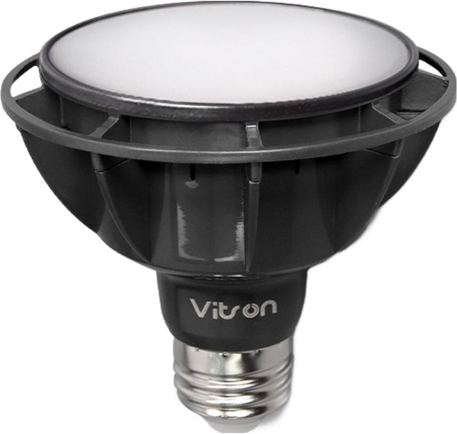 비츠온 LED 램프 확산형 블랙 PAR30 15W, 전구색, 1개