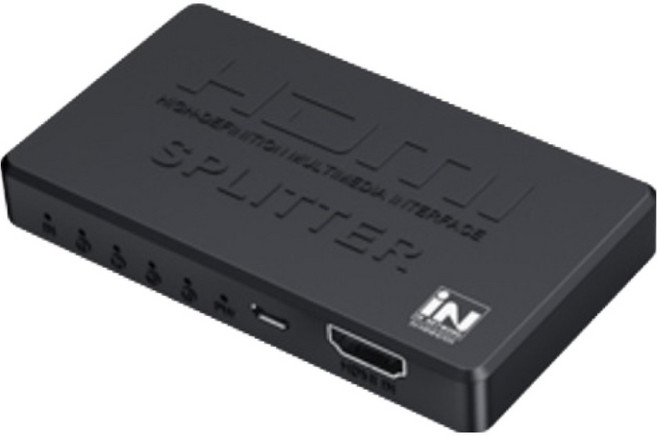 인네트워크 4K 지원 1:4 HDMI 화면 복사 분배기 IN-MINIHD104, 1개