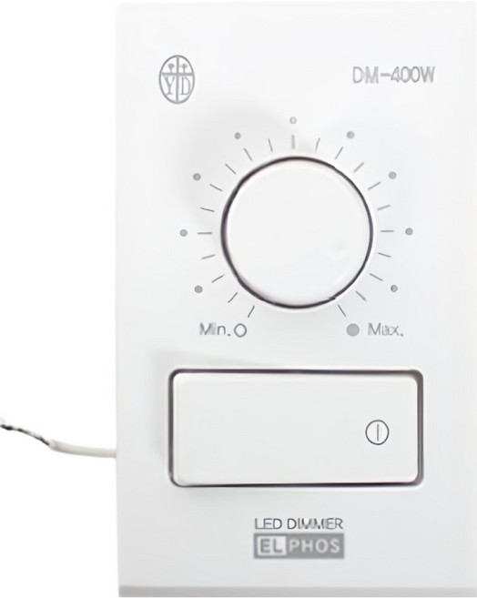 엘포스 LED전용 Simple 스위치 부착형 디머 디밍 조광기 400W + 니트릴장갑, 1개