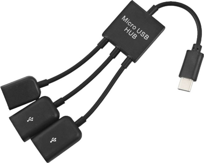 컴스 USB 3.1Type C 허브 USB 2PMicro IB609, 1개