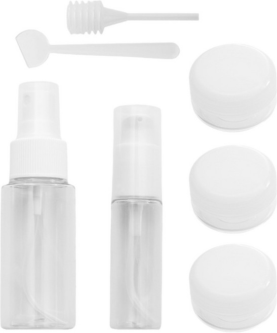 선동상사 여행 용기 5종 세트, 1세트, 화이트