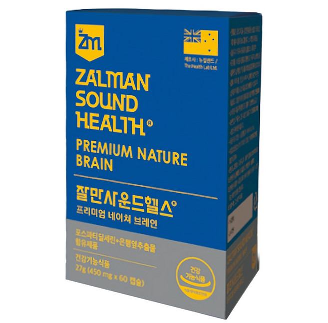 잘만 사운드 헬스 브레인 27g, 1개, 60정