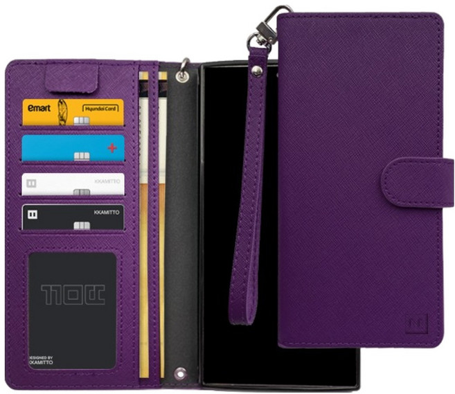 까미또 에포크 모리 천연 소가죽 다이어리 휴대폰 케이스