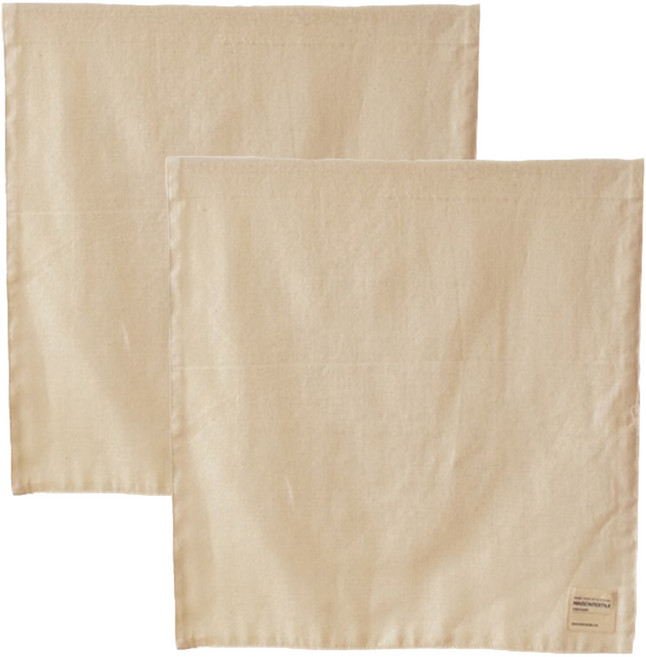 메종텍스타일 강화 소창 100% 순면 행주 내추럴, 2개