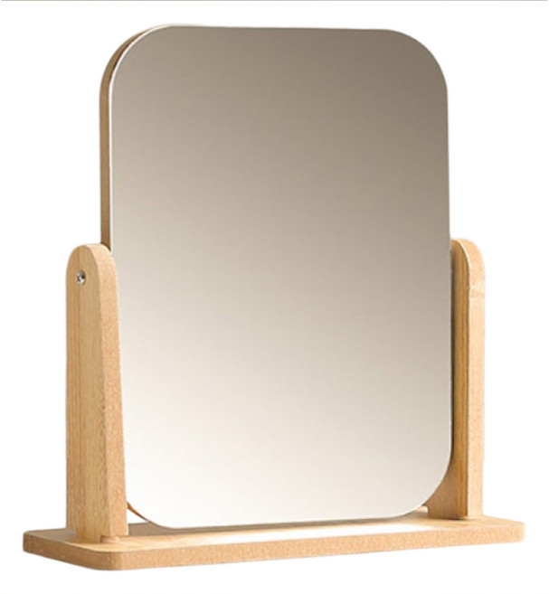 바이비드 가정용 탁상용 원목 스탠드 거울 중, 혼합색상
