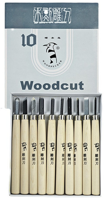 올이즈유 원목 도예 조각도, 10개입