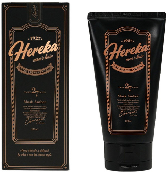 헤레카 텍스쳐 내추럴 컬크림 머스크엠버향, 150ml, 1개
