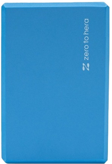 제로투헤라 소프트 요가 EVA 폼 블럭, 스카이블루, 1개