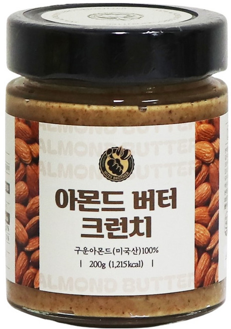 너츠브라더 아몬드 버터 크런치, 1개, 200g