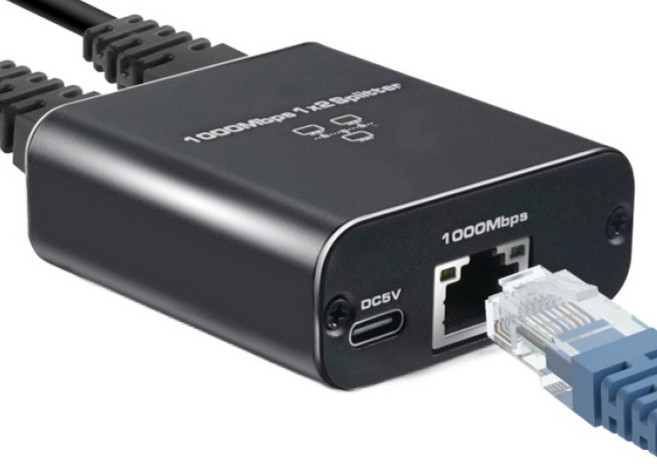 컴스 기가비트 네트워크 허브 2Port RJ45 Gigabit, OU958, 1개