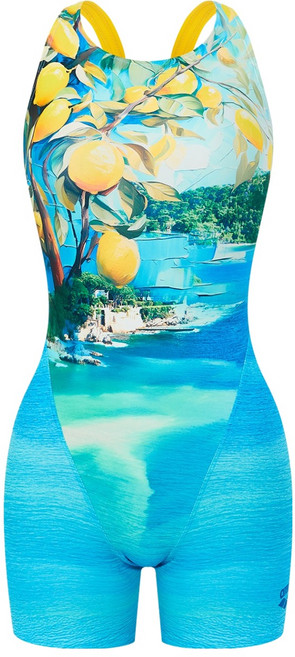 아레나 여성용 홀리데이 3부 반신 레이서백 수영복 A5SL1LH10