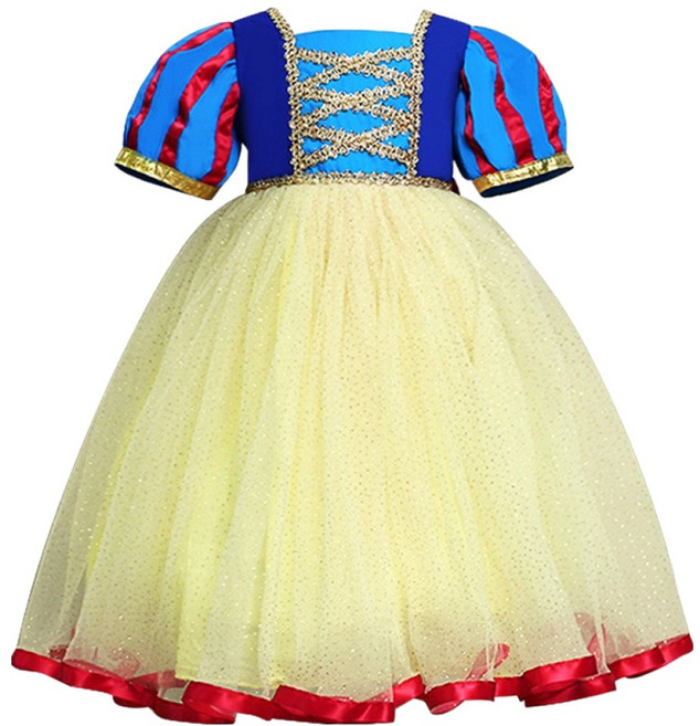 빔보빔바 여아용 레드 리본 드레스