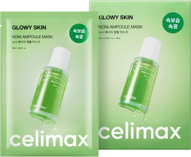 셀리맥스 노니 앰플 마스크팩, 10개입, 1개 - 쿠팡