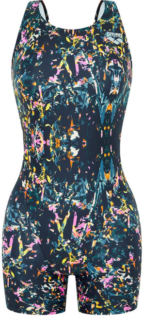 아레나 여성용 셀바 3부 반신 U백 수영복 A5SL1LS11