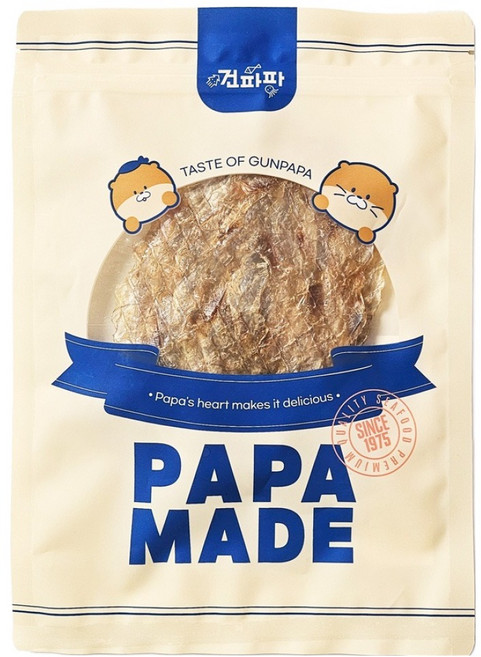 건파파 더 두꺼운 참쥐포, 1개, 250g